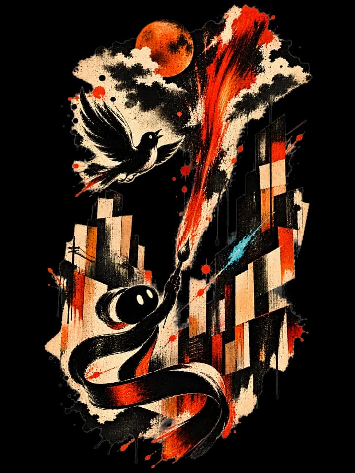 Andy Warthog — Birdink Tee