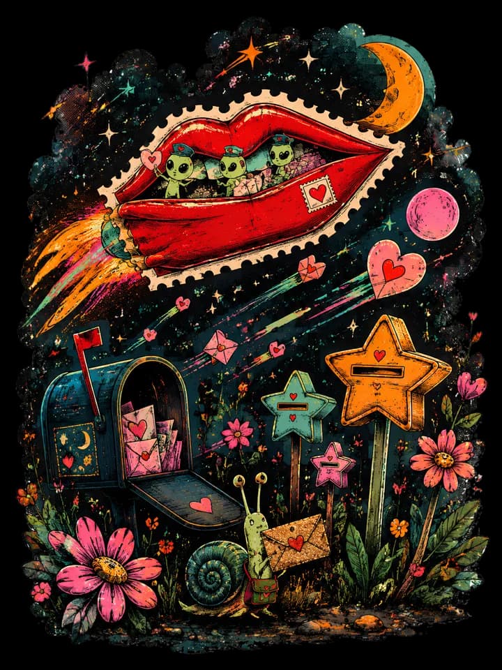Andy Warthog — Letters Home Tee