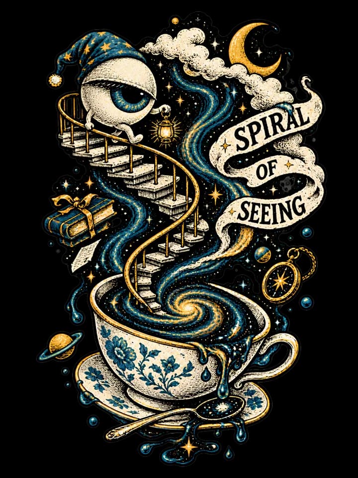 Andy Warthog — Spiral of Seeing Tee