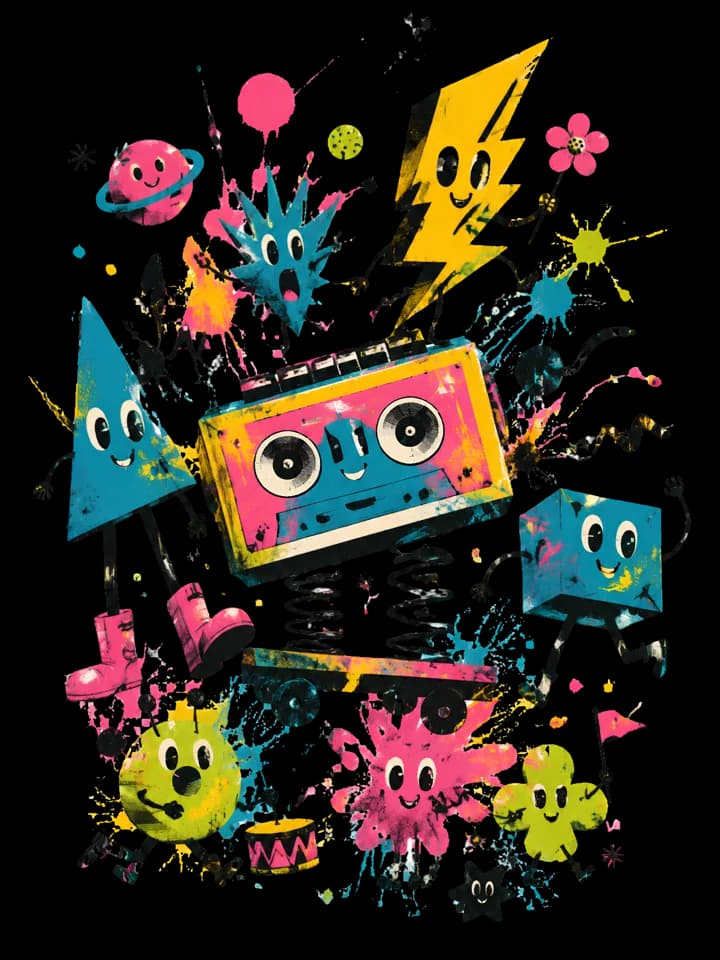 Andy Warthog — Abstract Audio Tee