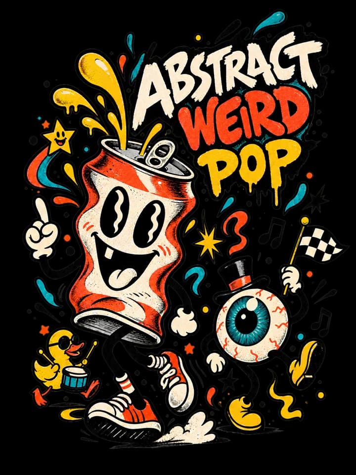Andy Warthog — Abstract Pop Tee