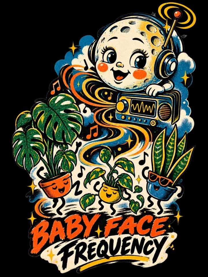 Andy Warthog — Baby Face Frequency Tee