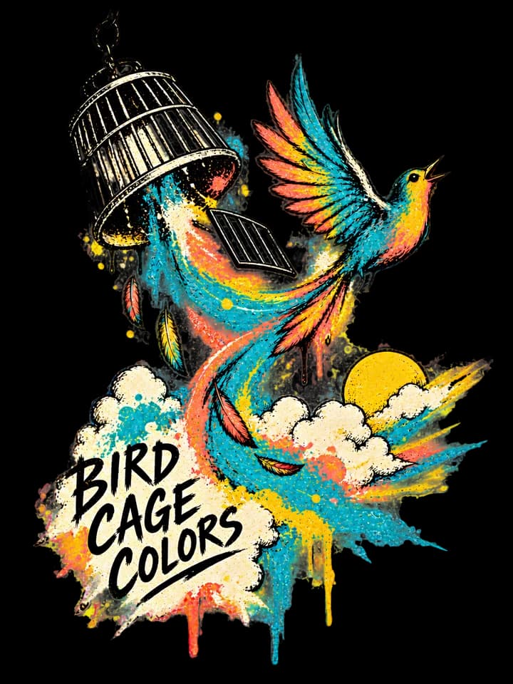 Andy Warthog — Bird Cage Colors Tee