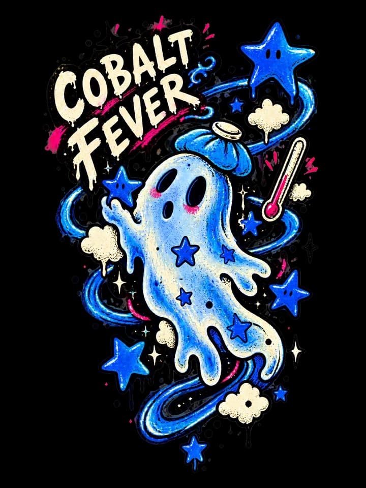 Andy Warthog — Cobalt Fever Tee
