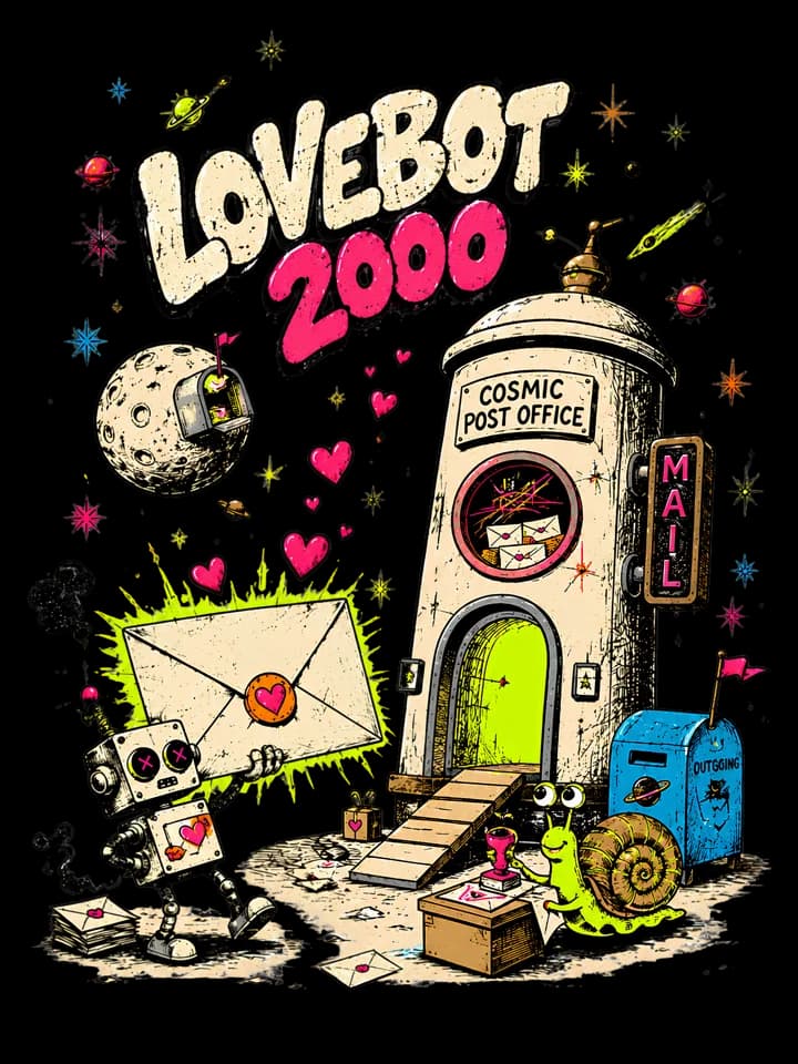 Andy Warthog — Lovebot 2000 Tee