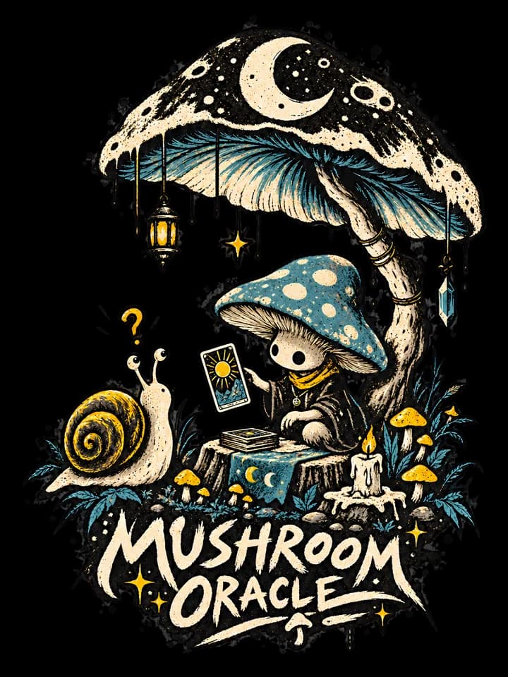 Andy Warthog — Mushroom Oracle Tee