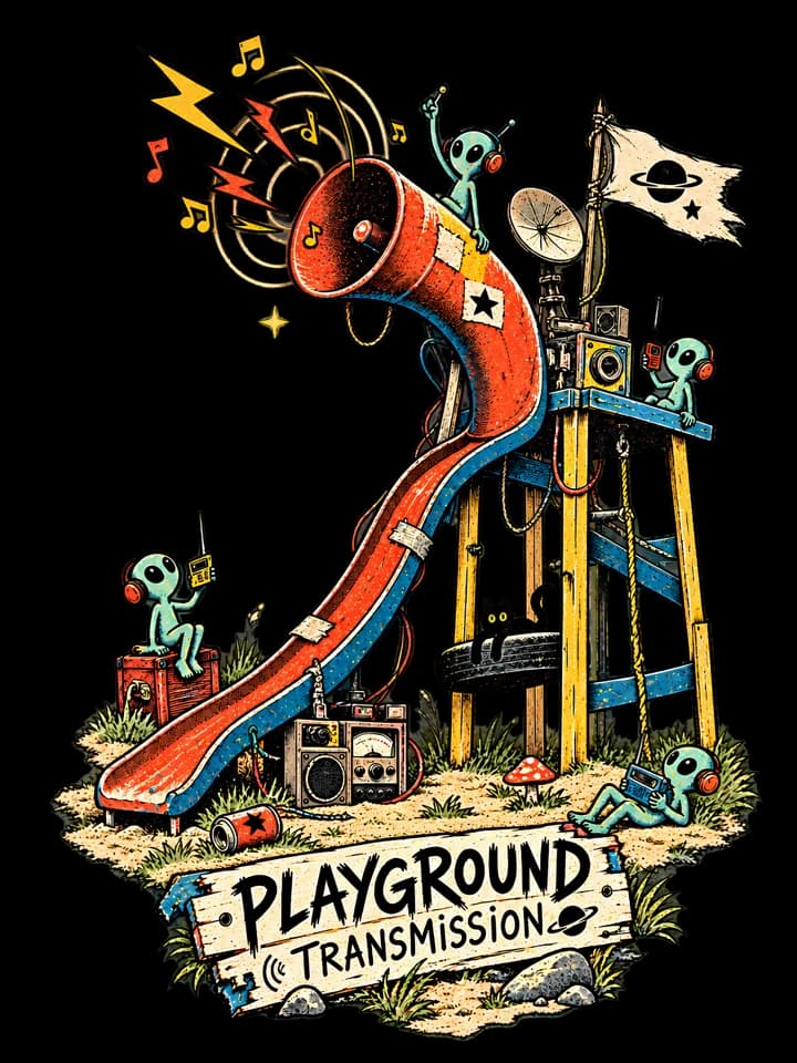 Andy Warthog — Playground Transmission Tee