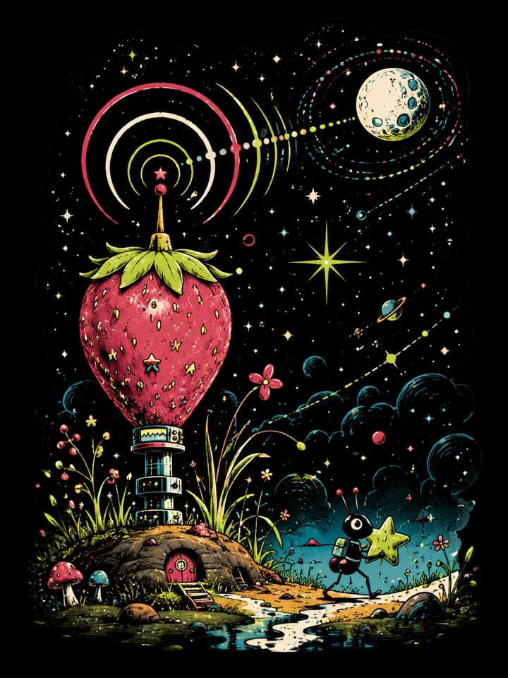 Andy Warthog — Strawberry 69 Tee