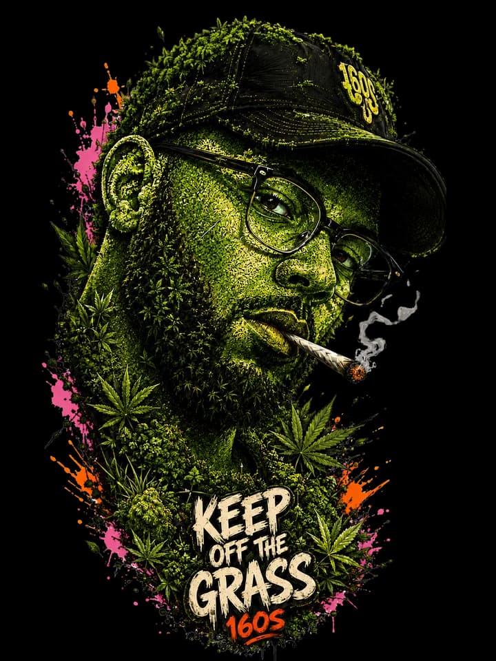 16os Keep Off the Grass shirt artwork