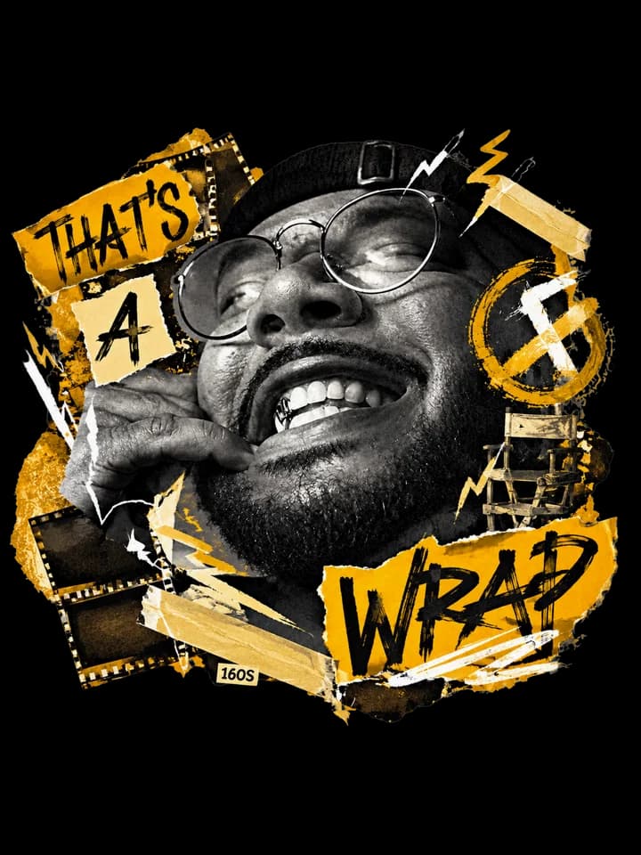 16os That's a Wrap shirt artwork
