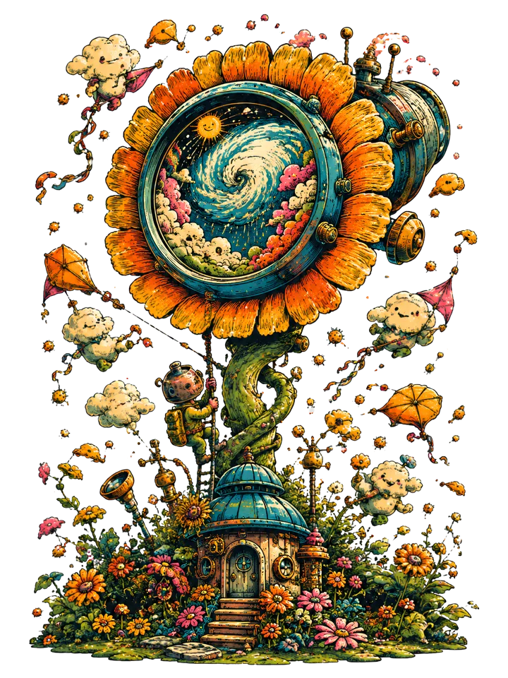 Andy Warthog — Warp Flower Tee